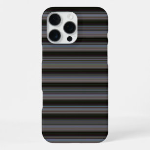 Cute retro modern stripes iPhone 16 pro max case