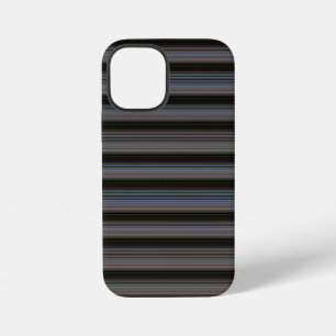 Cute retro modern stripes iPhone 12 mini case