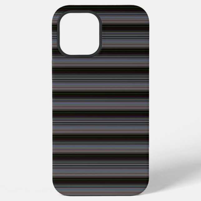 Cute retro modern stripes iPhone case (Back)