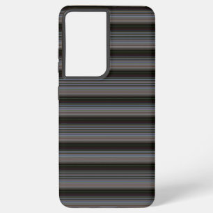 Cute retro modern stripes samsung galaxy case