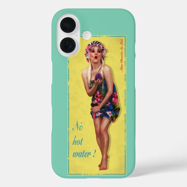 Cute Retro Pinup Girl Phone Case (Back)