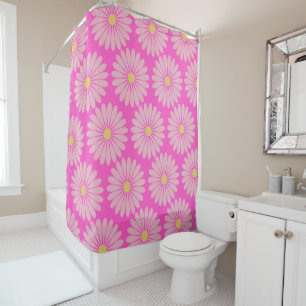 Cute Retro Scandinavian Flower Pattern in Pink 