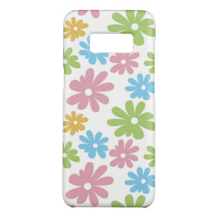 Cute Retro Summery Colours Flower Pattern Case-Mate Samsung Galaxy S8 Case