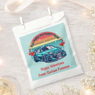 Cute Retro Sun Kids Valentines Car Favour Bag