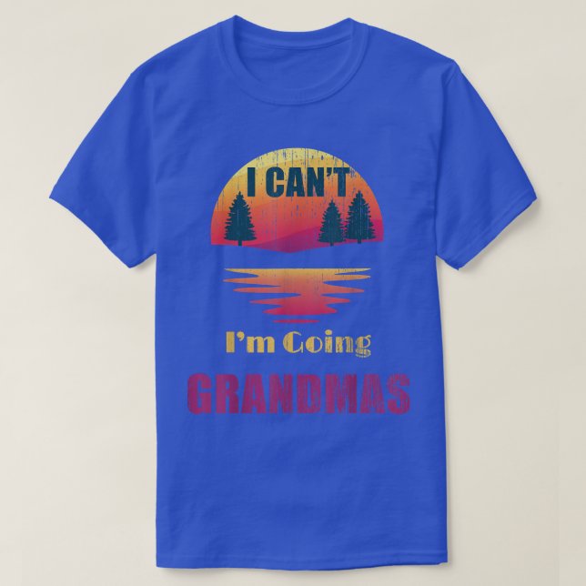 Cute Retro Sunset Going to Grandmas  T-Shirt (Design Front)