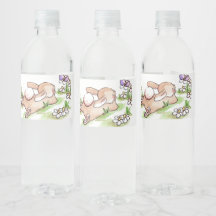 cute retro vintage easter bunny