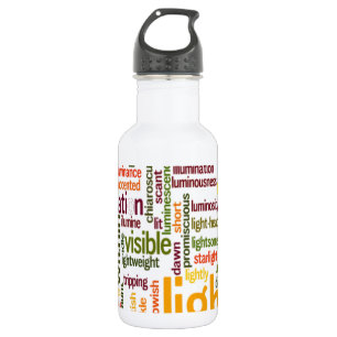 Cute Retro Vintage Lovely Light text 532 Ml Water Bottle