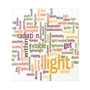 Cute Retro Vintage Lovely Light text gifts Notepad
