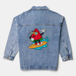 Cute retro watermelon surf
