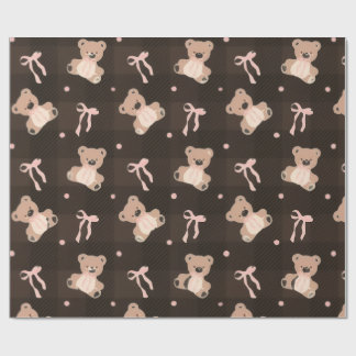Cute retro wrapping paper