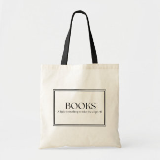 Cute Reusable Book Themed Tote Bag