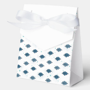 Cute Ribbon Bows & Dots Party Gift Packaging Favor Box
