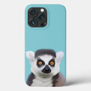 Cute Ring-Tailed Lemur Face iPhone 13 Pro Case