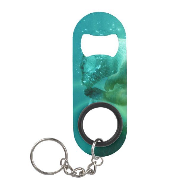 Cute River Otter Mini Bottle Opener (Front)