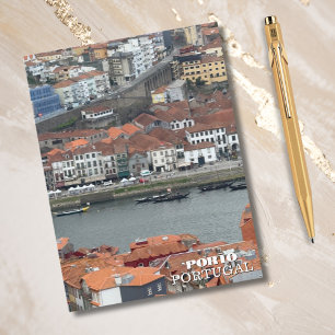 Cute River Town Porto Portugal Photography Travel Holiday Postcard