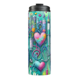 Cute RN Nurse Thermal Tumbler