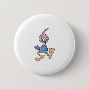 cute roadrunner 2 inch round button