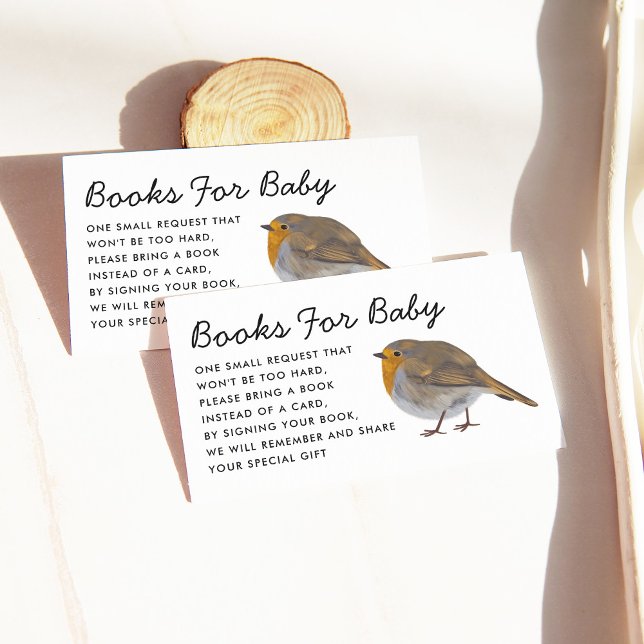 Cute Robin Book Request Enclosure Card (Creator Uploaded)