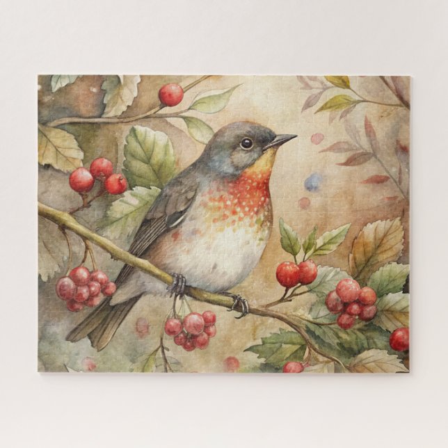 Cute Robin Jigsaw Puzzle (Horizontal)