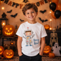 Cute Robot Boy Beep Boo Halloween Costume