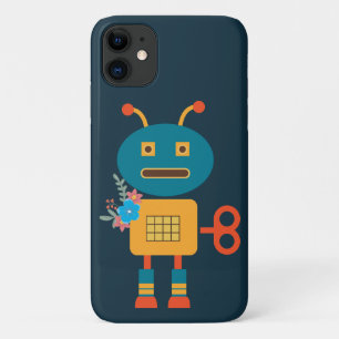 Cute robot children's design iPhone 11 case