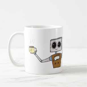 Cute Robot Coffee cup