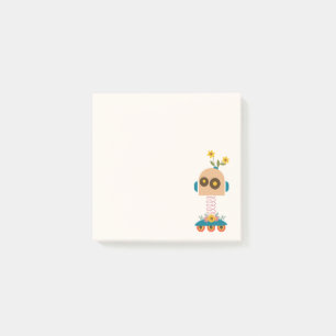 Cute robot colorful Geek Post-it Notes