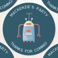 Cute Robot Personalized Thank You