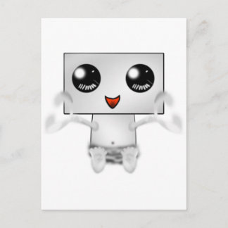 Cute Robot Postcard
