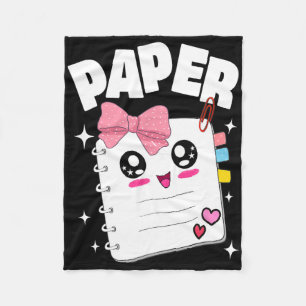 Cute Rock Paper Scissors Halloween Costumes Kids M Fleece Blanket