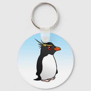 Cute Rockhopper Penguin Keychain