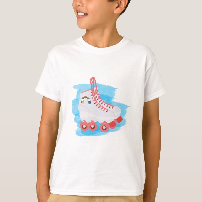 Cute Roller Skates T-Shirt (Front)