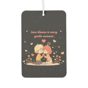 Cute Romantic Anime Couple - Love Moment Air Freshener