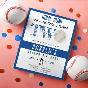 Cute Rookie Baseball Budget Boy 2nd Birthday