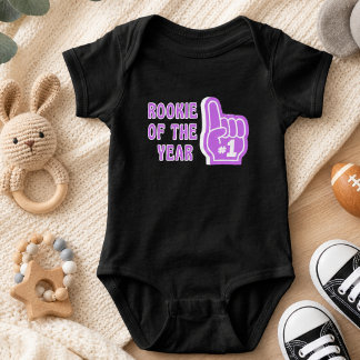 Cute Rookie of the Year Baby Bodysuit