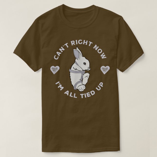 Cute Rope Bunny, Shibari  T-Shirt (Design Front)