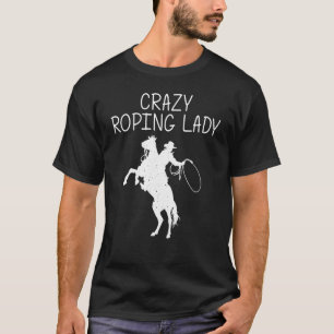 Cute Roping For Women Mom Bull Rider Team Roper Co T-Shirt