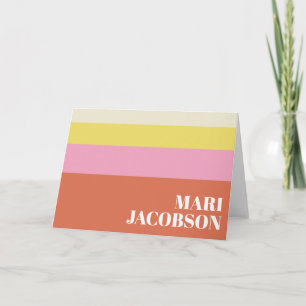 Cute rose et orange Grandes Tailles Moderne Person