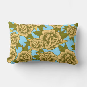 Cute Roses Lumbar Pillow