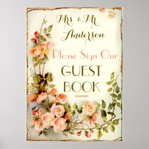 Cute roses poster