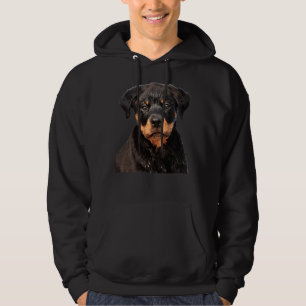 Cute Rottweiler  Funny Hoodie