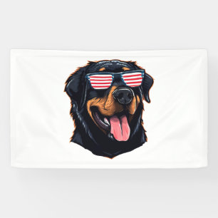 Cute Rottweiler Puppy Banner