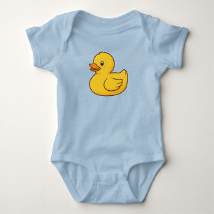 Cute Rubber Duck Baby Bodysuit