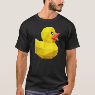 Cute Rubber Duck   Bird Geometric Abstract Ducky T-Shirt