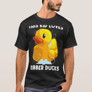 Cute Rubber Duck For Kids Boys Men Rubber Duckie T-Shirt