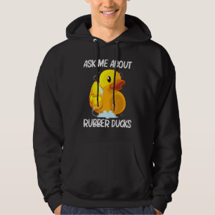 Cute Rubber Duck For Men Women Kids Rubber Duckie Hoodie
