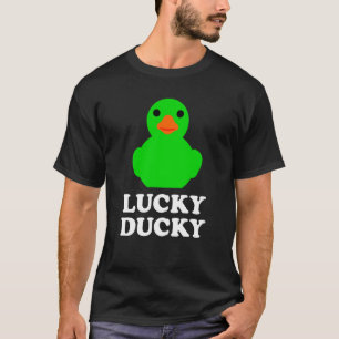 Cute Rubber Duck Lucky Ducky Quack Cool Animal Gra T-Shirt