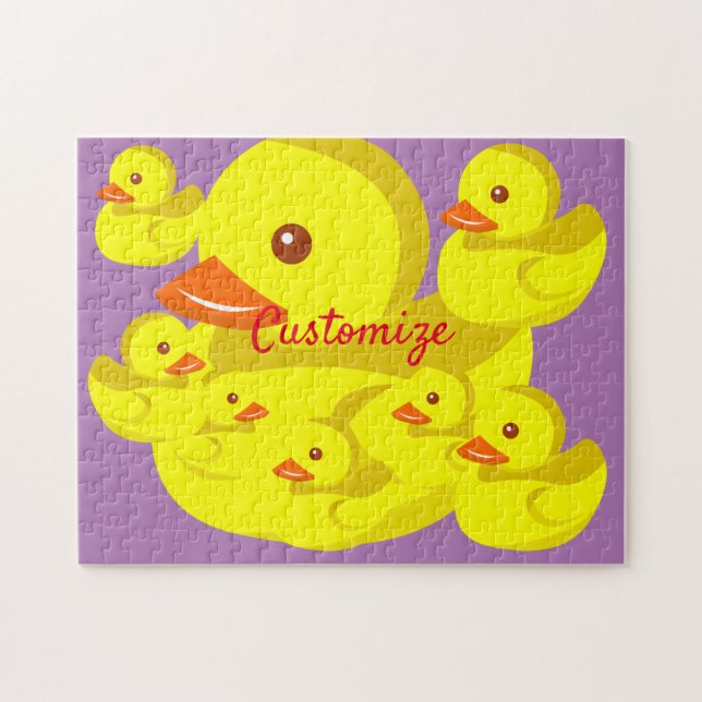Cute Rubber Duck Thunder_Cove Jigsaw Puzzle (Horizontal)