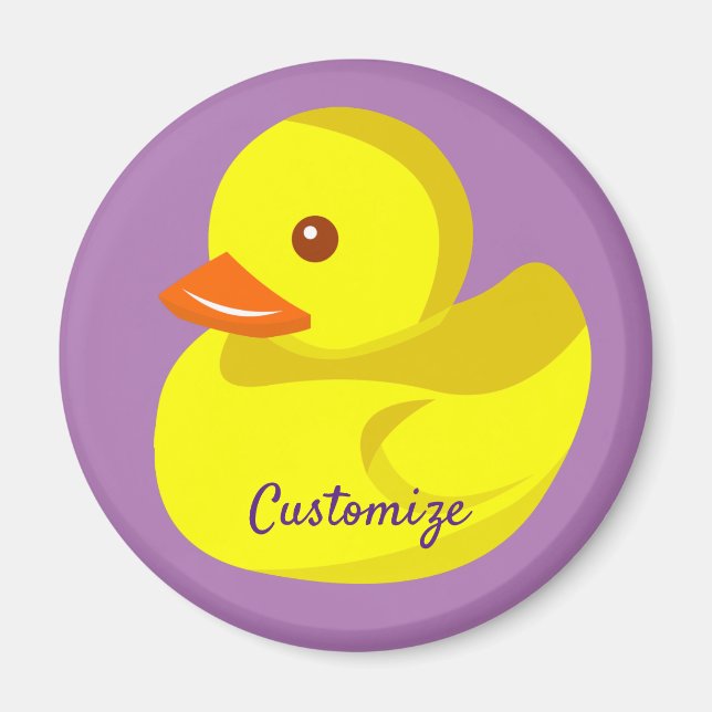 Cute Rubber Duck Thunder_Cove Magnet (Front)