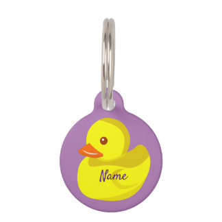 Cute Rubber Duck Thunder_Cove Pet Tag